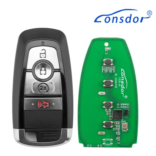 LONSDOR FO30 Series Smart Key FO30-05 Low Frequency 315/433 MHz 4 Buttons for Ford