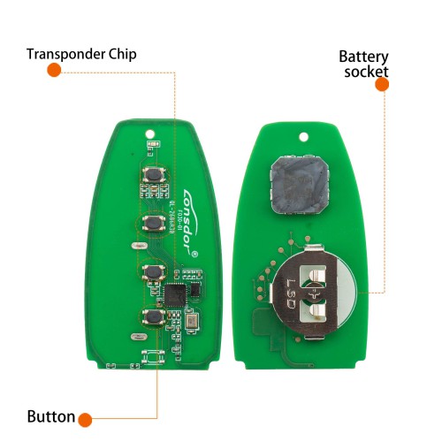 LONSDOR FO30 Series Smart Key FO30-05 Low Frequency 315/433 MHz 4 Buttons for Ford