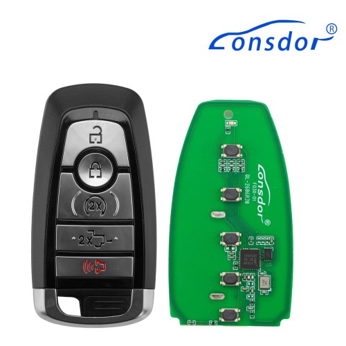 LONSDOR FO30 Series Smart Key FO30-0D Low Frequency 315/433 MHz 5 Buttons for Ford