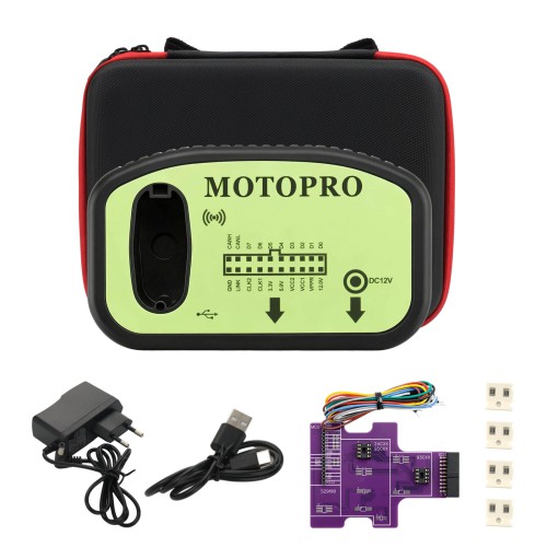 MOTOPRO PC-based Motorcycle Key Programmer Supports Transponder Read/write, PIN Code Calculation, Key Programming