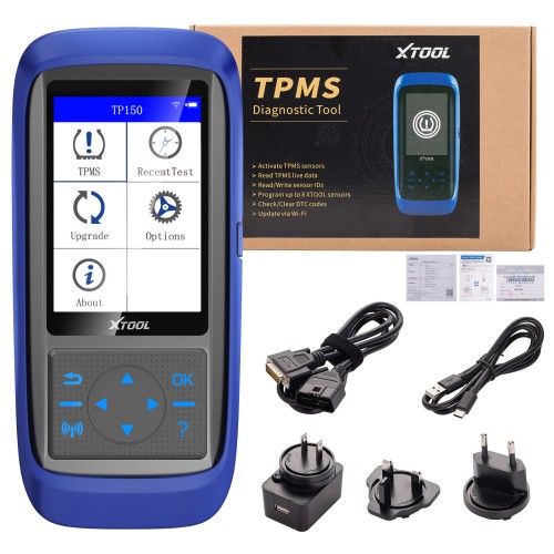 XTOOL TP150 OBD2 TPMS Diagnostic Scanner Tool Program 315&433 MHZ Sensor