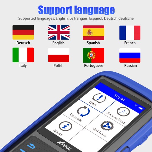 XTOOL TP150 OBD2 TPMS Diagnostic Scanner Tool Program 315&433 MHZ Sensor