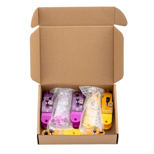 GODIAG Solderfree 7-in-1 5C/ 5D Encrypted Key Programming Adapter Kit Used with the 14-in-1 Adapter Kit for JLR/Ford/GM/Nissan/Hyundai/Kia