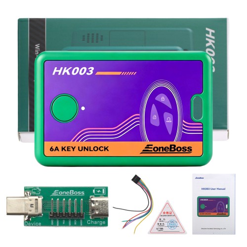 Eoneboss HK003 6A Full Unlock Key Matching Tool, No damage, No Disassembly Required, Direct Operation via APP