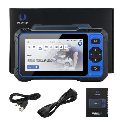 MUCAR 682 AI Intelligent Diagnostic Scanner OE-level Full System Diagnostics Supports CAN FD & FCA AutoAuth 20+ Reset Functions