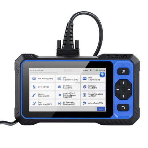 MUCAR 682 AI Intelligent Diagnostic Scanner OE-level Full System Diagnostics Supports CAN FD & FCA AutoAuth 20+ Reset Functions