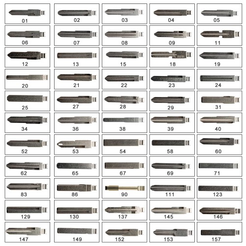 OEM 550Pcs Key Blades with Large 144-compartment Storage Box