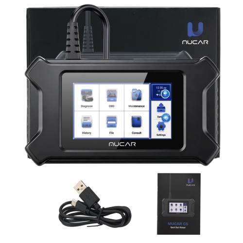MUCAR CS90 Diagnostic Scanner Supports Engine System Diagnoses, 28 Reset Service Functions, ECM Diagnosis, Full OBDII Diagnostics