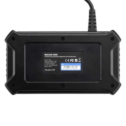 MUCAR CS90 Diagnostic Scanner Supports Engine System Diagnoses, 28 Reset Service Functions, ECM Diagnosis, Full OBDII Diagnostics
