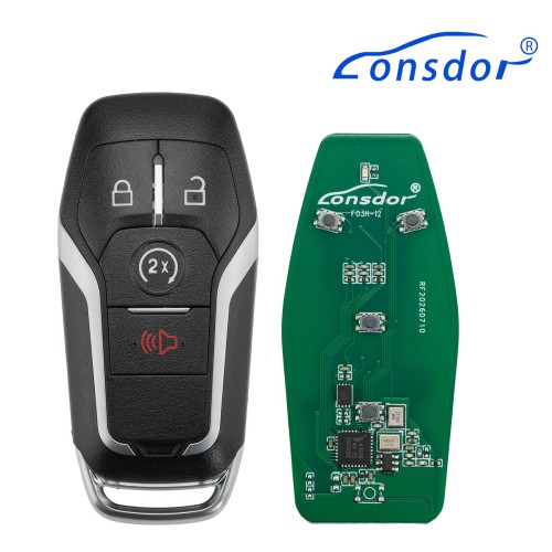 LONSDOR FO3H Series Smart Key FO3H-16 4 Buttons for Ford Supports ID46 ID49 High Frequency 902/868MHZ