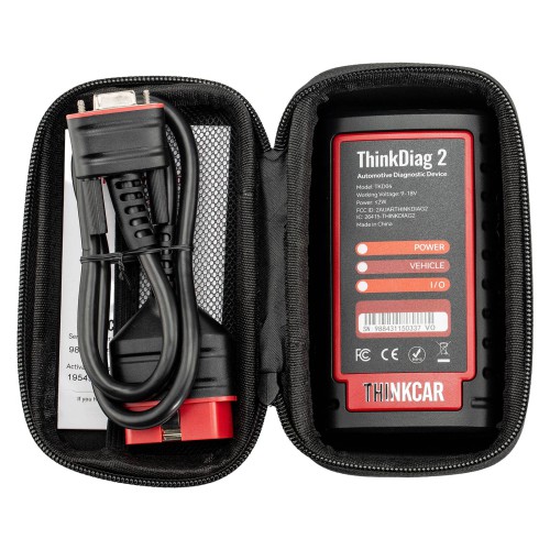 [UK/EU Ship] THINKCAR ThinkDiag 2 ALL software Full System Diagnostic tool Support CAN FD ECU Coding Active Test 16 Reset OBD2 Scanner