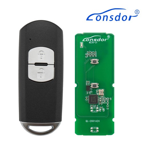 LONSDOR MZ30-27 Remote Key 2 Buttons Supports ID49 315MHz 433.92MHz for Mazda