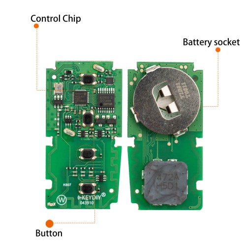 KEYDIY TIB01-4 Universal Smart Remote Key