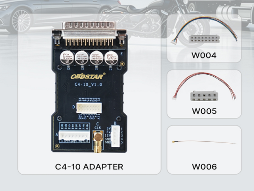 New OBDSTAR C4-10 Adapter Kit for BDM/JTAG Data Read/Write Multi-ECU Compatibility Work with OBDSTAR X300 Classic G3, DC706, ECU Master