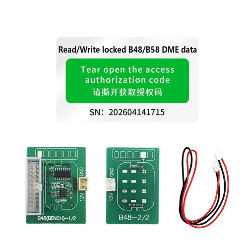 YANHUA for BMW Read/Write Locked B48/B58 DME data PCB + License