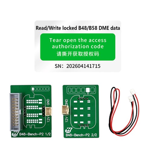 YANHUA for BMW Read/Write Locked B48/B58 DME data PCB + License