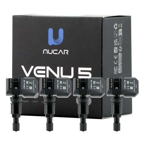 MUCAR VENU5 Tire Pressure Sensors Support 315MHz & 433MHz Dual Frequency 4PCS/Set.