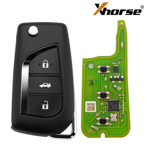 [5Pcs/Lot] XHROSE XETO00EN FENG.T Style Super Remote Key Foldable 3 Buttons