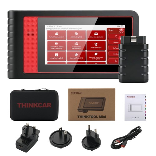 THINKCAR THINKTOOL MINI Scanner OE-level Full System Diagnostic Supports 28+ Languages 28 Reset Functions