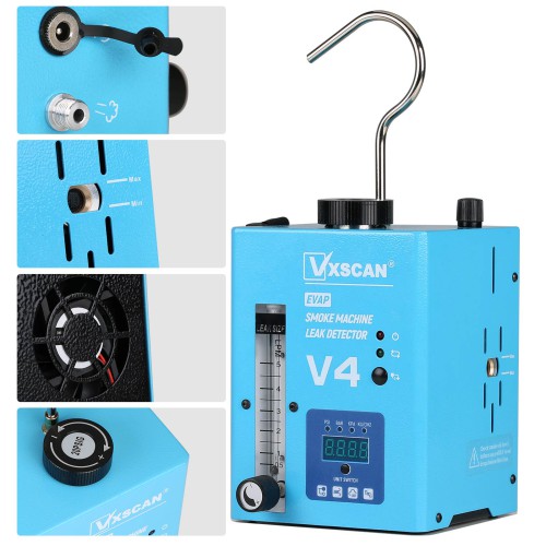 [UK Ship] VXSCAN V4 Automotive Smoke Leak Detector Vacuum Smoke Machine Leak Detector Diagnostic Tester