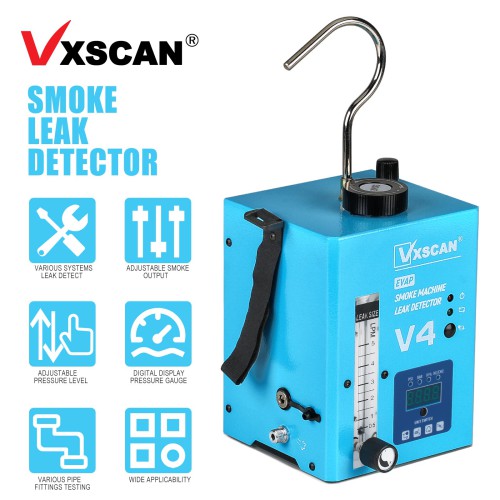 [UK Ship] VXSCAN V4 Automotive Smoke Leak Detector Vacuum Smoke Machine Leak Detector Diagnostic Tester