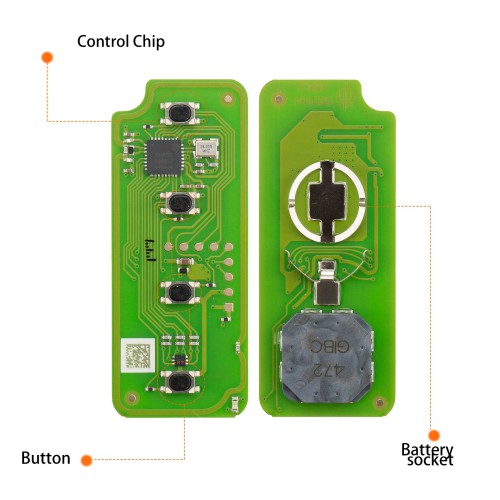 [5Pcs/Lot] XHORSE XSMS01EN MS.RT Leather-Grain XM38 Smart Key 4 Buttons