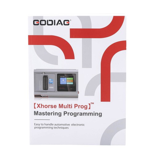 [UK/EU Ship] XHORSE Multi Prog Programmer + GODIAG Multi Prog Book Mastering Programming