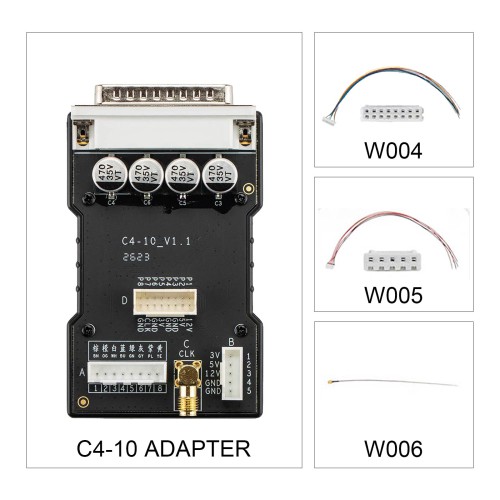 New OBDSTAR C4-10 Adapter Kit for BDM/JTAG Data Read/Write Multi-ECU Compatibility Work with OBDSTAR X300 Classic G3, DC706, ECU Master