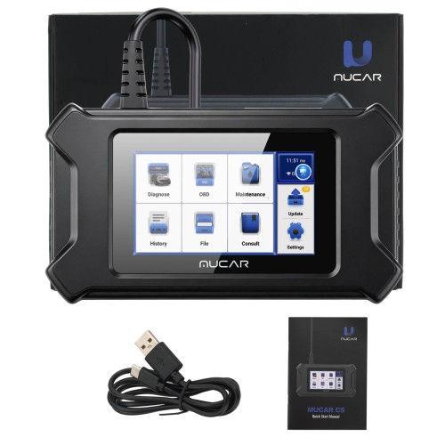 MUCAR CS6 Diagnostic Scanner Supports 6 System Diagnoses, 7 Reset Services, Full OBD2 Functions