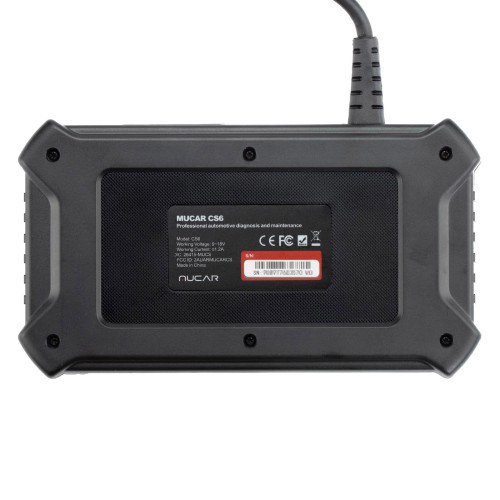 MUCAR CS6 Diagnostic Scanner Supports 6 System Diagnoses, 7 Reset Services, Full OBD2 Functions