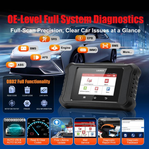 LAUNCH Creader Elite V3 BBA Passenger Car E-commerce Configuration