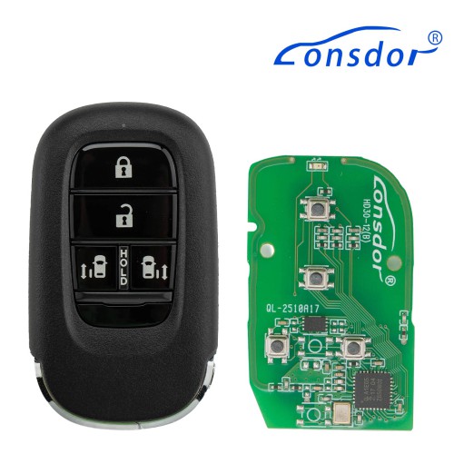 Lonsdor HD30-13 HD30 Smart Key 4 Buttons for Honda Supports ID46 ID47 ID4A