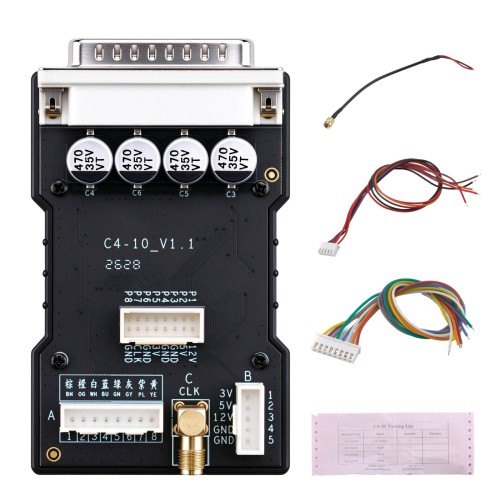 New OBDSTAR C4-10 Adapter Kit for BDM/JTAG Data Read/Write Multi-ECU Compatibility Work with OBDSTAR X300 Classic G3, DC706, ECU Master