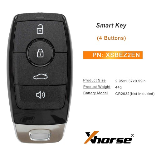 [5Pcs/Lot] XHORSE XSBEZ2EN BE.Z XM38 Smart Key 4 Buttons