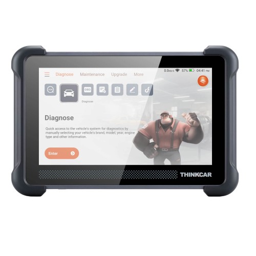 THINKSCAN 672 Diagnostic Scanner Supports Multi Languages CAN-FD Protocol 28+ Reset Functions IMMO Key Matching