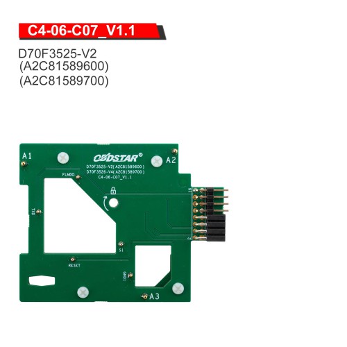 OBDSTAR Solder Free MQB(5A)V850 Adapter Kit Used with MQB All Key Lost RH850/V850 Kit