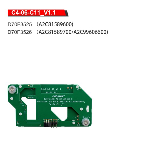 OBDSTAR Solder Free MQB(5A)V850 Adapter Kit Used with MQB All Key Lost RH850/V850 Kit
