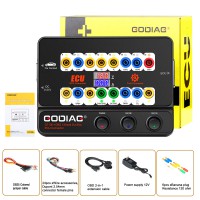 [UK/EU Ship] Godiag GT100+ GT100 Pro OBDII Breakout Box ECU Bench Connector with Electronic Current Display