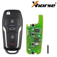 (Ship from UK/EU) Xhorse X013 Series Universal Remote Key Fob 4 Button Ford Type 5pcs/lot