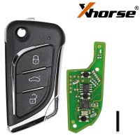 [UK/EU Ship] 5pcs/lot Xhorse XKLKS0EN Wire Remote Key Lexus 3 Buttons
