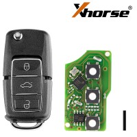 [UK/EU Ship] 5pcs/lot Xhorse XKB506EN Wire Remote Key 3 Buttons for VVDI VVDI2  Key Tool