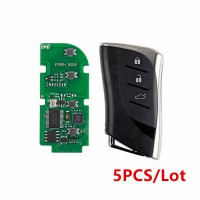 5pcs/lot Lonsdor FT08 PH0440B 312/314Mhz Toyota Lexus Smart Key PCB Update Verson of FT08-H0440C with Shell
