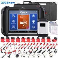 XTOOL D9 HD Truck Diagnostic Tool Car Diagnostic Instrument 12V Car 24V Heavy Duty Truck 42+Special Functions Topology Mapping