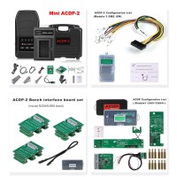 Yanhua ACDP-2 CAS Package for BMW CAS1/ 2/ 3/ 3+/ 4/ 4+ Add Key All-key-lost/ Mileage Reset with Free N20/ N55/ B38 Bench Interface Boards