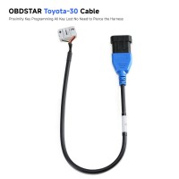OBDSTAR Toyota-30 Cable Proximity Key Programming All Key Lost No Need to Pierce the Harness Work on X300 DP PLUS/X300 PRO4