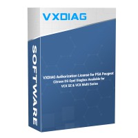 [Authorization] VXDIAG License for PSA Peugeot Citroen DS Opel Diagbox Available for VCX SE & VCX Multi Series