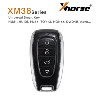 5pcs XHORSE XXSSBR0EN, SU.BR Style, 4 Buttons X38 Series Universal Smart Key