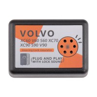 OEM Emulator for VOLVO XC60 V60 S60 XC70 XC90 S90 V90 Steering Lock with Lock Sound (CAN System)