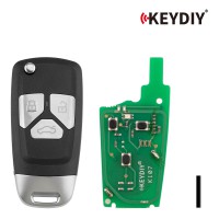 [5Pcs/Lot] KEYDIY KD B26-3 Universal Flip Remote Key 3 Buttons for Audi Type