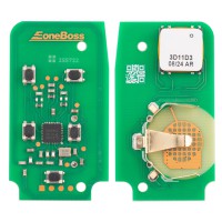 EONEBOSS JLR Key PCB Board + Key Shell 2018-2023 315MHz/433MHZ